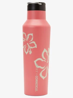 ROXY X Corkcicle 20 Oz Canteen Hawaiian Heat Water Bottle