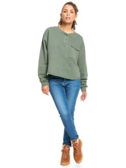 Roxy Sadie Lace-Up Boots -Shoreline Mood arjb700702 roxyw ch4 frt9