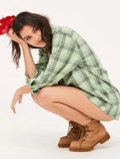 Roxy Work It Boots -Shoreline Mood arjb700731 roxym tan frt2