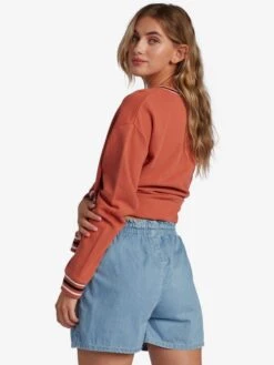 Roxy Midsummer Denim Shorts 6 Roxy Midsummer Denim Shorts -Shoreline Mood arjds03021 midsummeryww bek0 bck1