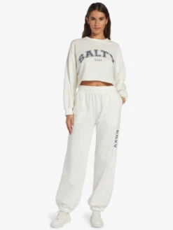 Roxy Move On Up Baggy Track Pants -Shoreline Mood arjfb03105 roxyw wbk0 frt9