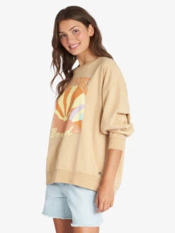 Roxy Morning Hike Sweatshirt -Shoreline Mood arjft04025 roxyw teh0 sd1