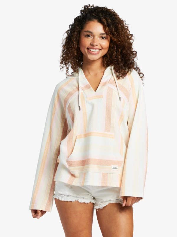 Roxy Wild And Free Poncho Style Hoodie 1 Roxy Wild And Free Poncho Style Hoodie