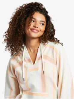 Roxy Wild And Free Poncho Style Hoodie 7 Roxy Wild And Free Poncho Style Hoodie -Shoreline Mood arjft04048 roxyw med3 frt3