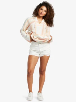 Roxy Wild And Free Poncho Style Hoodie 8 Roxy Wild And Free Poncho Style Hoodie -Shoreline Mood arjft04048 roxyw med3 frt9