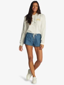 Roxy We Arrived Hooded Pullover 9 Roxy We Arrived Hooded Pullover -Shoreline Mood arjft04087 roxyw wbb0 frt9