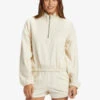 Roxy Hike Quilted Half Zip Sweatshirt