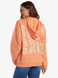 Roxy Oversized Evening Hike A Oversize Hoodie -Shoreline Mood arjft04160 roxyw mfq0 bck1