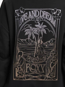 Roxy Oversized Evening Hike B Oversize Hoodie -Shoreline Mood arjft04161 roxyw kvj0 frt4