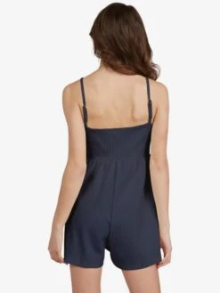 Roxy Sun N Vibes Mini Strappy Romper -Shoreline Mood arjkd03233 roxyw bsp0 bck1