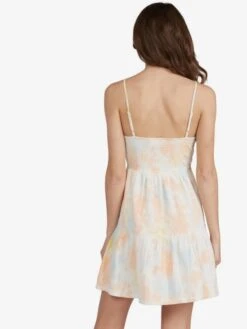 Roxy Beach Hangs Tie Dye Strappy Dress -Shoreline Mood arjkd03242 roxyw wbkw bck1