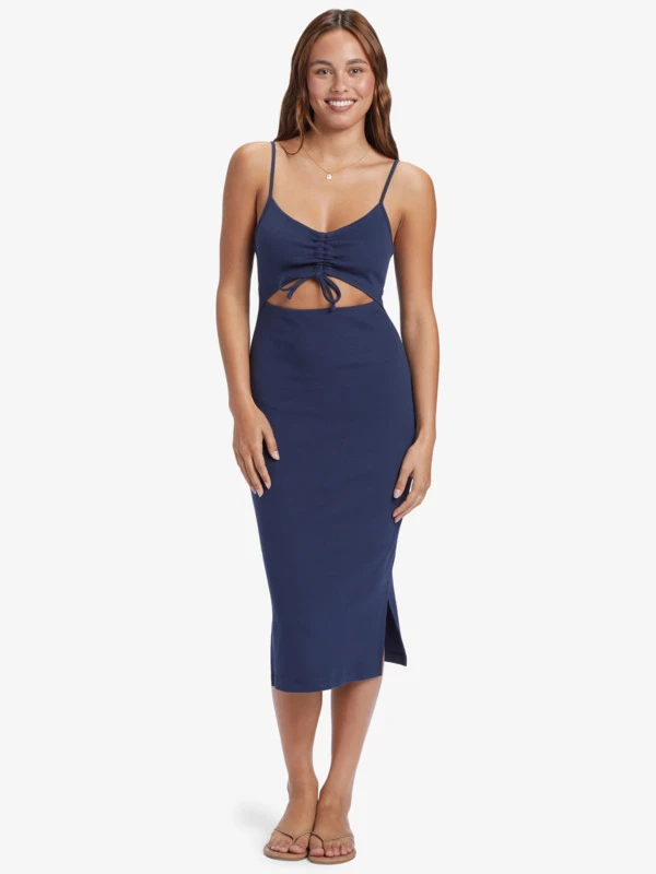 Roxy Wavey Baby Rib Knit Dress 1 Roxy Wavey Baby Rib Knit Dress