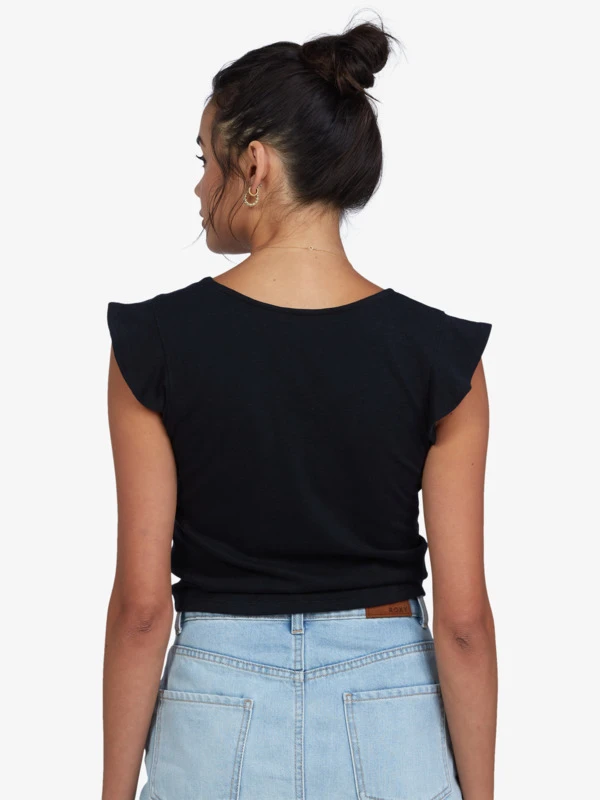 Roxy Flirty Vibe V-Neck Top 4 Roxy Flirty Vibe V-Neck Top - Image 4