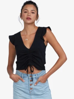 Roxy Flirty Vibe V-Neck Top