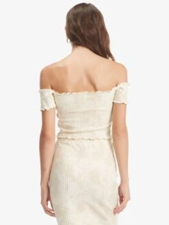 Roxy Venice Babe Rip Knit Top -Shoreline Mood arjkt03358 roxyw teh5 bck1