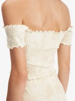Roxy Venice Babe Rip Knit Top -Shoreline Mood arjkt03358 roxyw teh5 dtl1