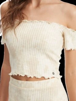 Roxy Venice Babe Rip Knit Top -Shoreline Mood arjkt03358 roxyw teh5 dtl2