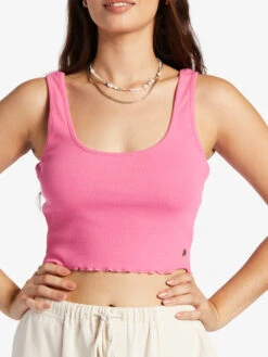 Roxy Keep It Wavy Tank Top -Shoreline Mood arjkt03406 roxyw mjy0 frt4