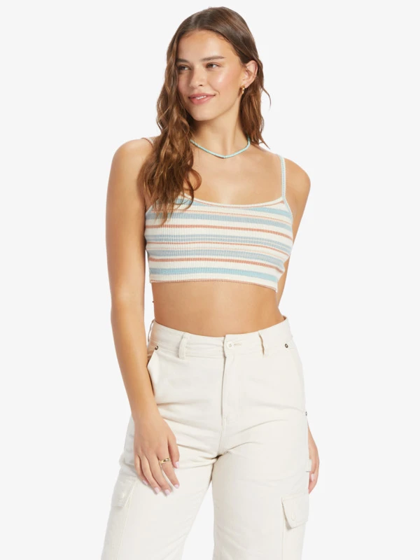 Roxy Best Time Of Day Stripe Cozy Knit Camisole 1 Roxy Best Time Of Day Stripe Cozy Knit Camisole