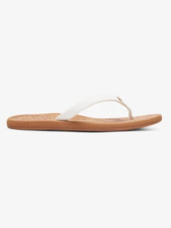 Roxy Vickie Flip-Flops 10 Roxy Vickie Flip-Flops -Shoreline Mood arjl100849 roxyp wht frt2