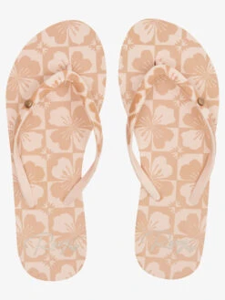 Roxy Portofino Flip-Flops 8 Roxy Portofino Flip-Flops -Shoreline Mood arjl100870 roxyp nat frt4