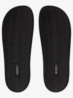 Roxy Slippy Jute Sandals -Shoreline Mood arjl100955 roxyp blk bck1