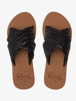 Roxy Roselani Sandals -Shoreline Mood arjl100996 roxyp blk frt4