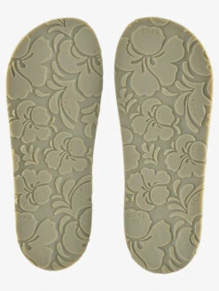 Roxy Slippy Faux Fur Slide Sandals -Shoreline Mood arjl101022 roxyp sa0 bck1