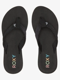 Roxy Send It Sandals -Shoreline Mood arjl101080 roxyp blk frt4