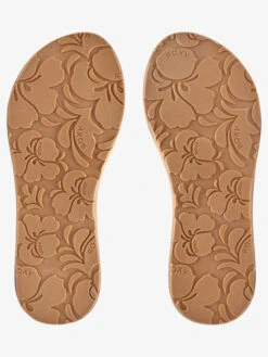 Roxy Porto Raffia Flip-Flops 9 Roxy Porto Raffia Flip-Flops -Shoreline Mood arjl101092 roxyp mlt bck1