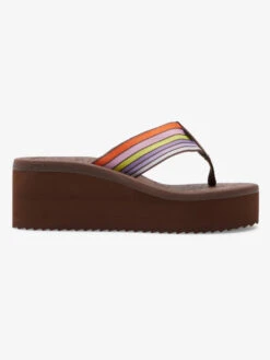 Roxy Surf.Kind.Kate. Kallie Sandals -Shoreline Mood arjl101096 roxyp brn frt2