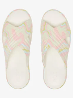 Roxy Rivie Print Sandals 8 Roxy Rivie Print Sandals -Shoreline Mood arjl101103 roxyp zpl frt4