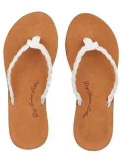 Roxy Lorraine Braid Sandals -Shoreline Mood arjl200780 roxyp wht frt4