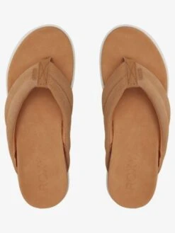 Roxy Thessa Leather Sandals 6 Roxy Thessa Leather Sandals -Shoreline Mood arjl200805 roxyp tan frt4