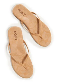 Roxy Gabbie Flip-Flops -Shoreline Mood arjl200834 roxym tan bck1