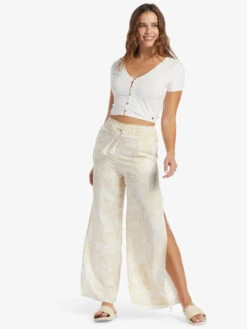 Roxy Tropical Rhythm Beachy Pants -Shoreline Mood arjnp03267 roxyw teh7 frt9