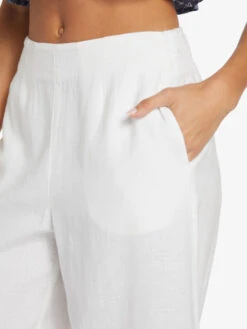 Roxy Senorita Smile Regular Waist Flare Pants -Shoreline Mood arjnp03271 roxyw wbk0 frt3