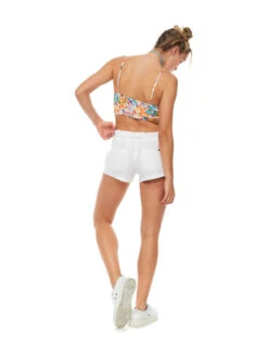 Roxy Oceanside Elastic Waist Shorts -Shoreline Mood arjns03007 roxym wbb0 frt10