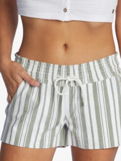 Roxy New Impossible Love Elasticized Shorts -Shoreline Mood arjns03181 roxyw glw3 frt3