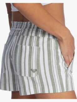 Roxy New Impossible Love Elasticized Shorts -Shoreline Mood arjns03181 roxyw glw3 frt4