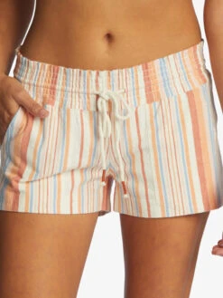 Roxy Oceanside 2 Stripe Beach Shorts -Shoreline Mood arjns03209 roxyw wbk3 frt3