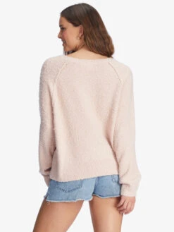 Roxy Early Morning Crew Neck Sweater -Shoreline Mood arjsw03290 roxyw mek0 bck1