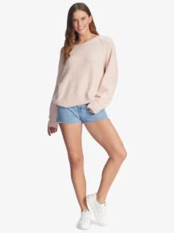 Roxy Early Morning Crew Neck Sweater -Shoreline Mood arjsw03290 roxyw mek0 frt9