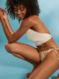 Roxy Daydreamer Cropped Knit Halter Top -Shoreline Mood arjsw03301 roxym wbs0 frt2