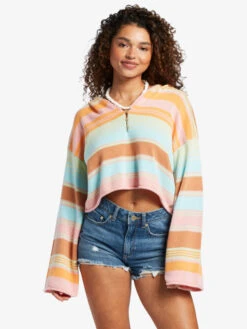 Roxy Sunbaked Shores Cropped Hooded Sweater