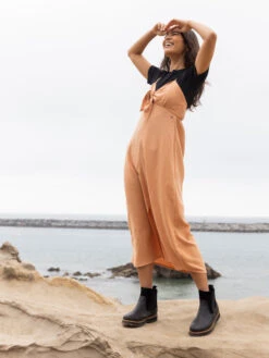 Roxy Bittersweet Step Midi Dress -Shoreline Mood arjwd03452 roxyl ckn0 frt9