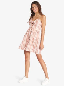 Roxy Under The Cali Sun Stripe Strappy Dress -Shoreline Mood arjwd03456 roxyw cns4 sd1