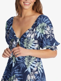 Roxy Evening Delight Midi Dress -Shoreline Mood arjwd03474 roxyw bsp9 dtl1