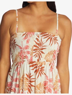 Roxy Daylight Dreams Woven Strappy Dress -Shoreline Mood arjwd03494 roxyw wbk6 frt3