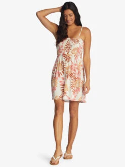 Roxy Daylight Dreams Woven Strappy Dress -Shoreline Mood arjwd03494 roxyw wbk6 frt9